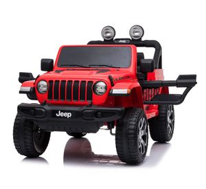 Jeep rubicon a batería rojo Kisdcool