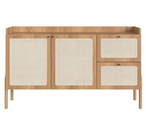 Buffet 2 puertas Oslo Ratan natural