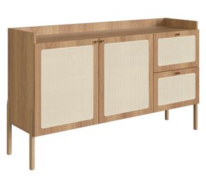 Buffet 2 puertas Oslo Ratan natural