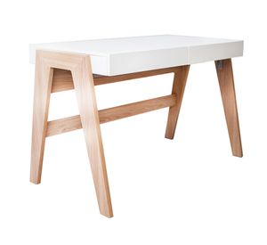 Escritorio 26105 blanco/natural Decocasa