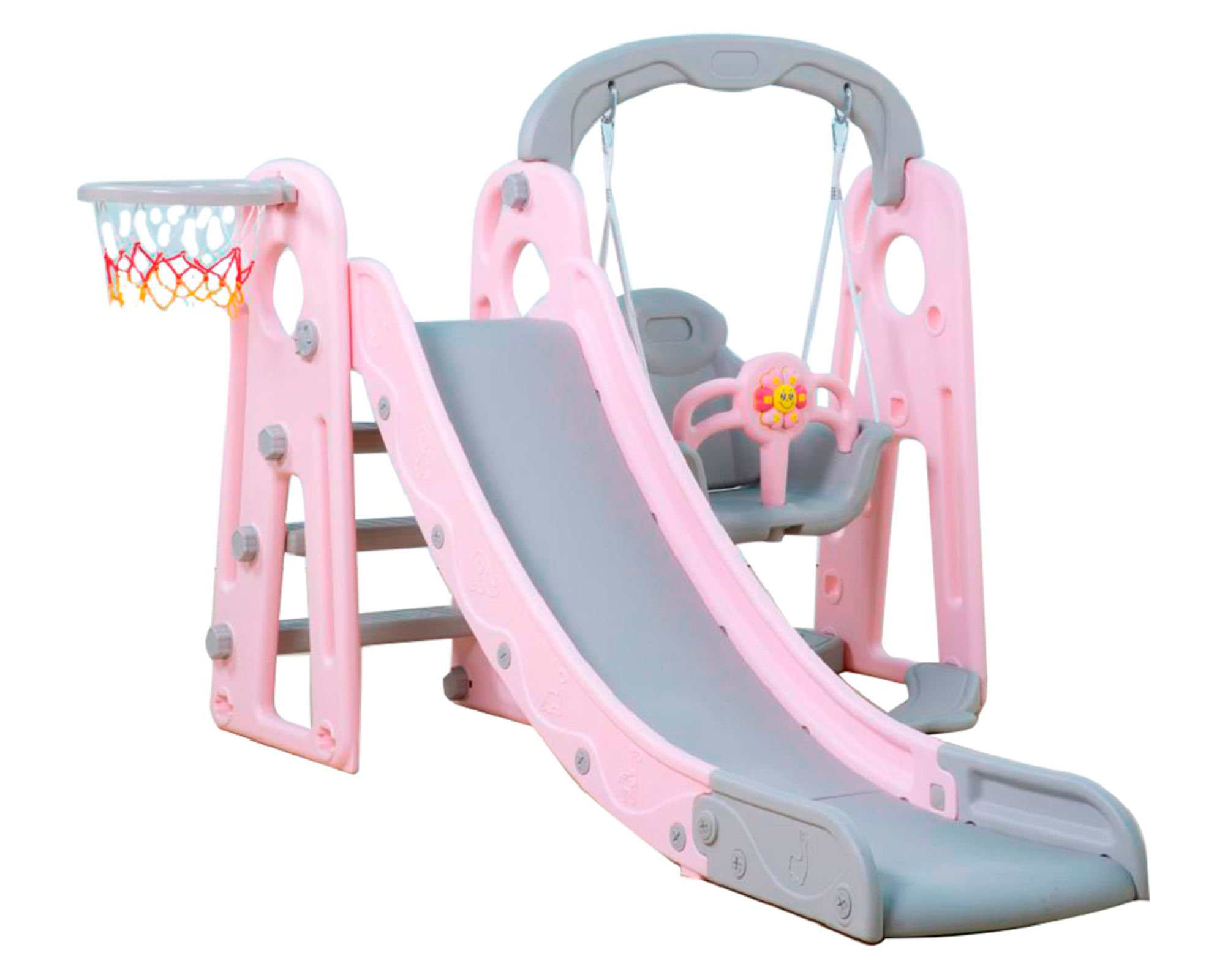 Resbalín 3 en 1 Happy rosado Kidscool.