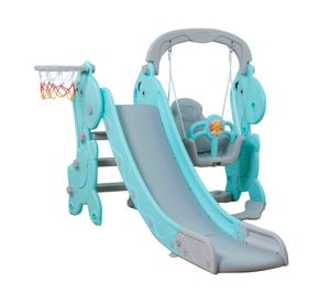 Resbalín 3 en 1 Happy celeste Kidscool.