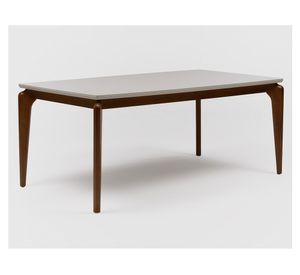 Comedor Laurent 6 sillas Saga ratan beige