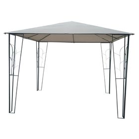 Pérgola 300x300 cm taupe Outzen.