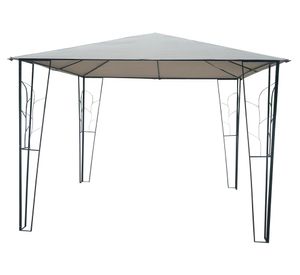 Pérgola 300x300 cm taupe Outzen.