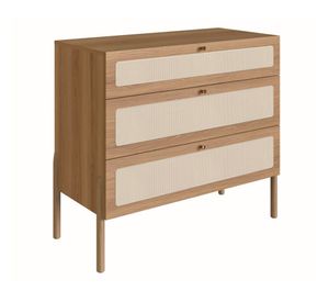 Cómoda 3 cajones 27934 natural