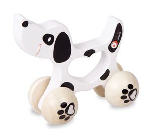 Juego arrastre Doggy roller blanco/negro Kidscool.