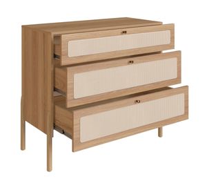 Cómoda 3 cajones 27934 natural