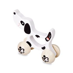 Juego arrastre Doggy roller blanco/negro Kidscool.