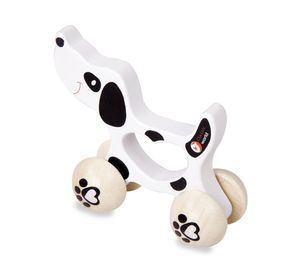 Juego arrastre Doggy roller blanco/negro Kidscool.