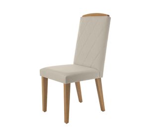 Comedor 4 sillas Mara natural/beige Decocasa