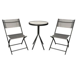 Set terraza 2 personas Bristo gris Outzen