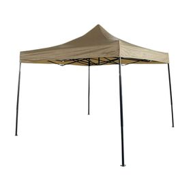 Toldo gazebo plegable taupe 3x3 m