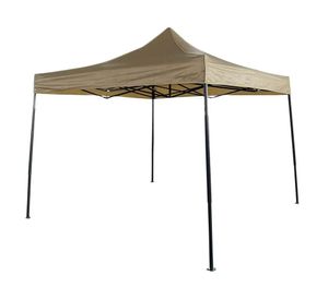 Toldo gazebo plegable taupe 3x3 m