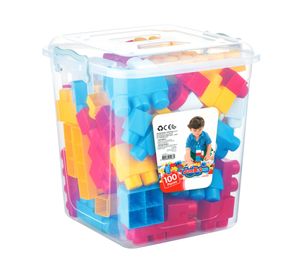 Block de encaje Jumbo multicolor 100 piezas