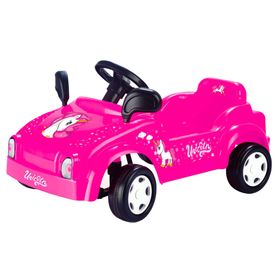 Auto a pedales Unicornio rosado Kidscool