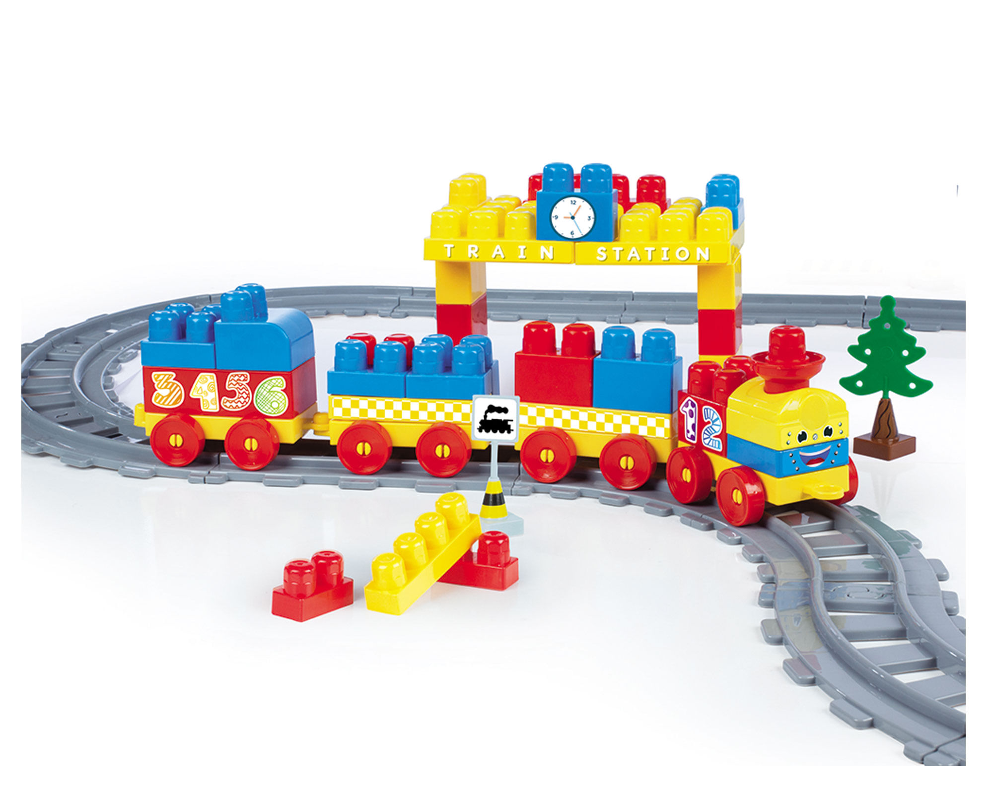 Bloques 89 piezas Tren Kidscool