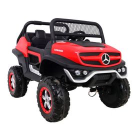Auto a batería Unimog concept rojo Kidscool