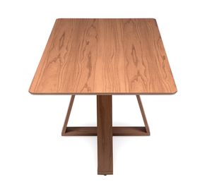 Comedor 6 personas rectangular Megan avena 160x90x74.7 cm