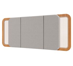 Respaldo TW156 + 2 veladores TW59 café