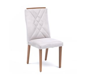 Comedor 6 personas rectangular Megan avena 184x90x74.7 cm