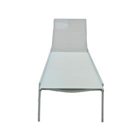 Reposera aluminio gris