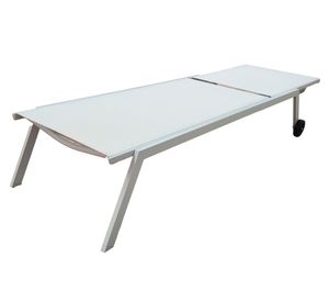 Reposera aluminio gris