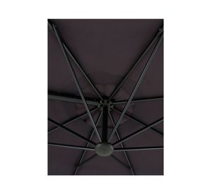 Sombrilla gris oscuro 350 cm