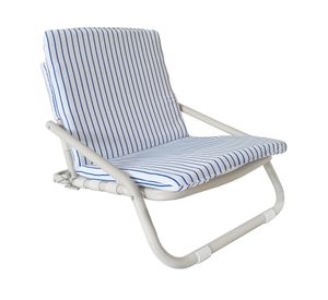 Silla playa Líneas blanco/azul
