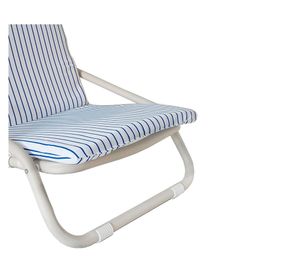 Silla playa Líneas blanco/azul