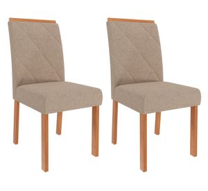 Comedor Valentina 1.3 + 4 sillas Fernanda beige