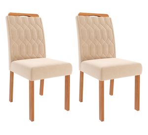 Comedor Ana 1.3 + 4 sillas Paola nude