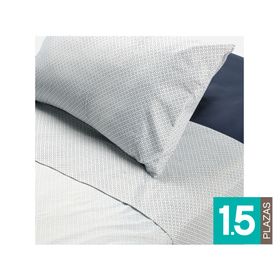 Juego sábanas Fred Navy 1.5 plazas