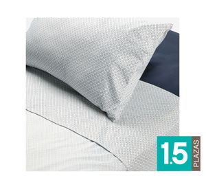 Juego sábanas Fred Navy 1.5 plazas