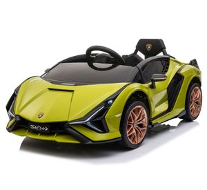 Auto a batería Lamborghini Sian verde Kidscool