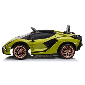Auto a batería Lamborghini Sian verde Kidscool