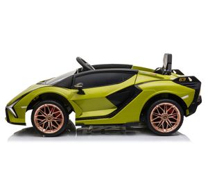 Auto a batería Lamborghini Sian verde Kidscool
