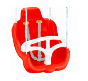 Columpio colgante infantil rojo