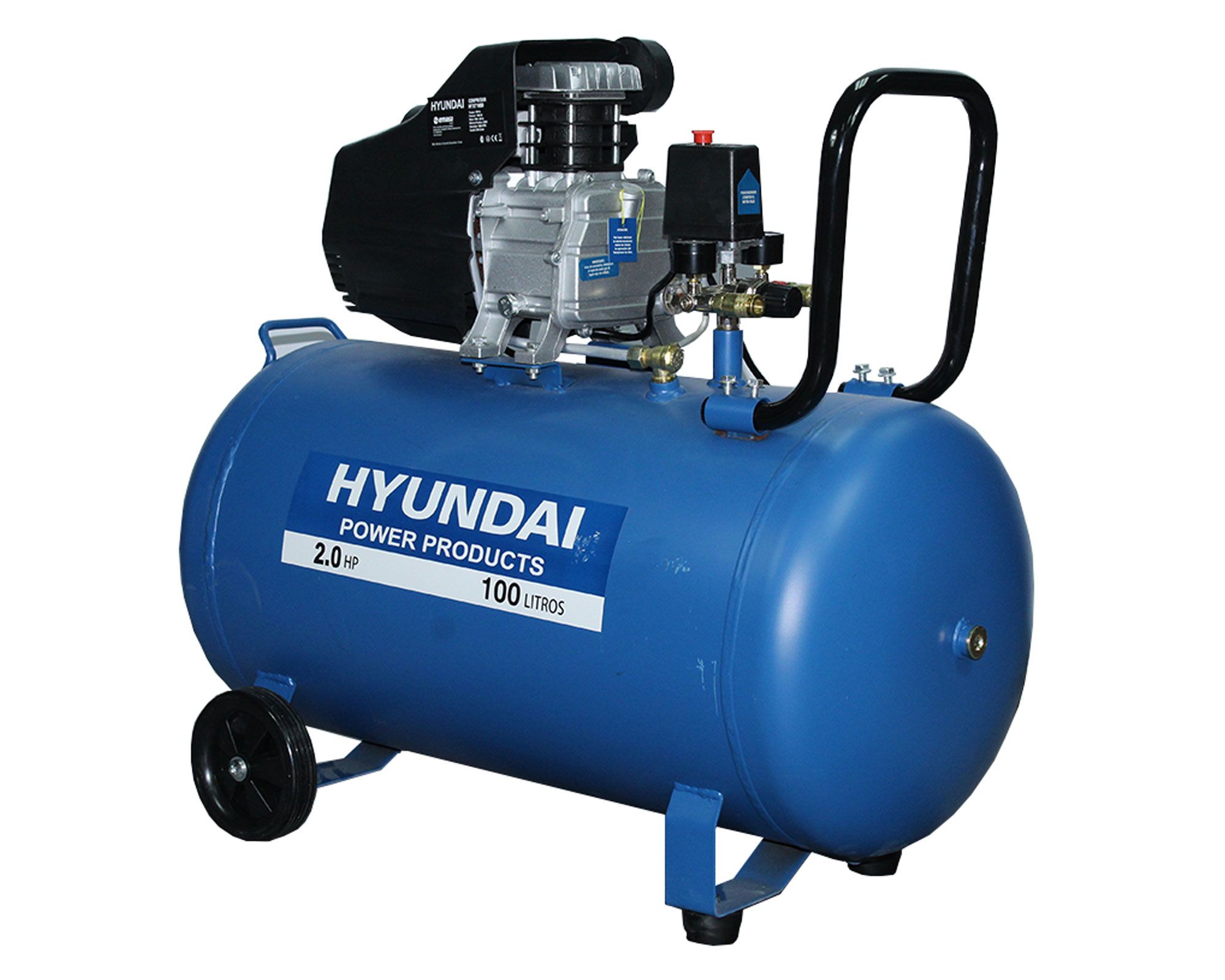 Compresor 2 HP 100 litros 82HYXY100D Hyundai