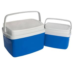 Cooler 12 litros + cooler 5 litros azul Live Sport