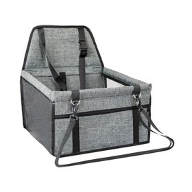 Silla auto mascota 40x20x25 cm gris
