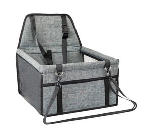 Silla auto mascota 40x20x25 cm gris