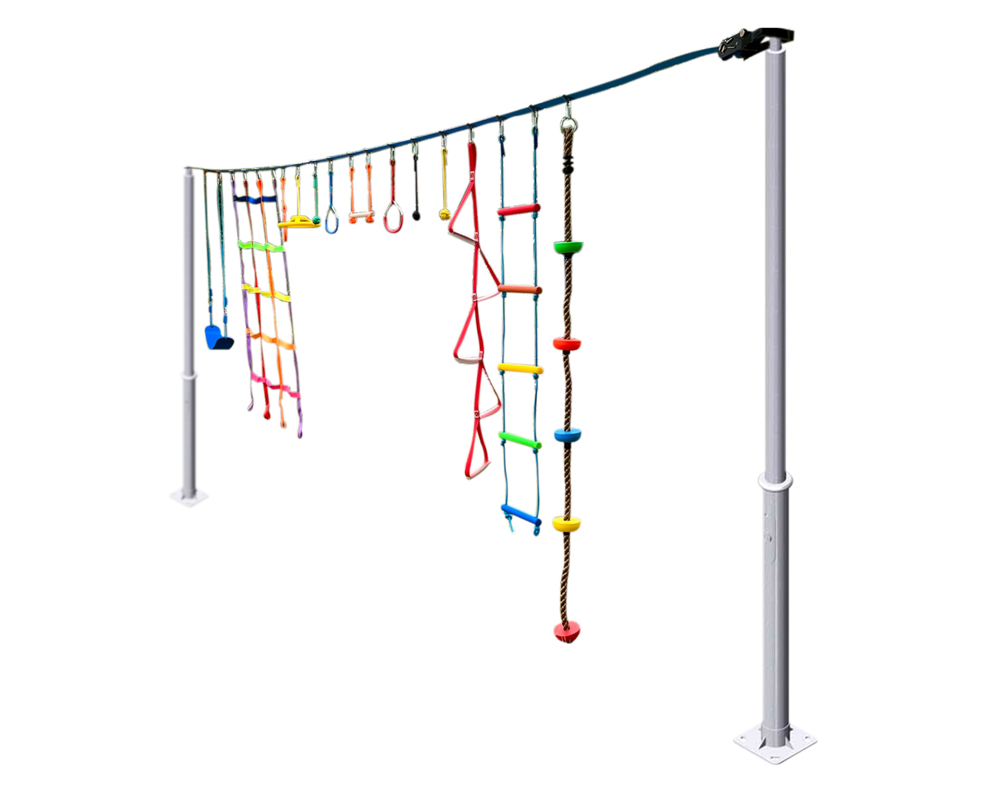 Kidscool Juego de obstáculos Ninja kids