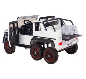 Auto a batería Mercedes 6x6 G63 blanco
