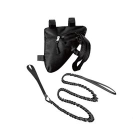 Cuerda de arrastre para bicicleta 170x2.5 cm negro