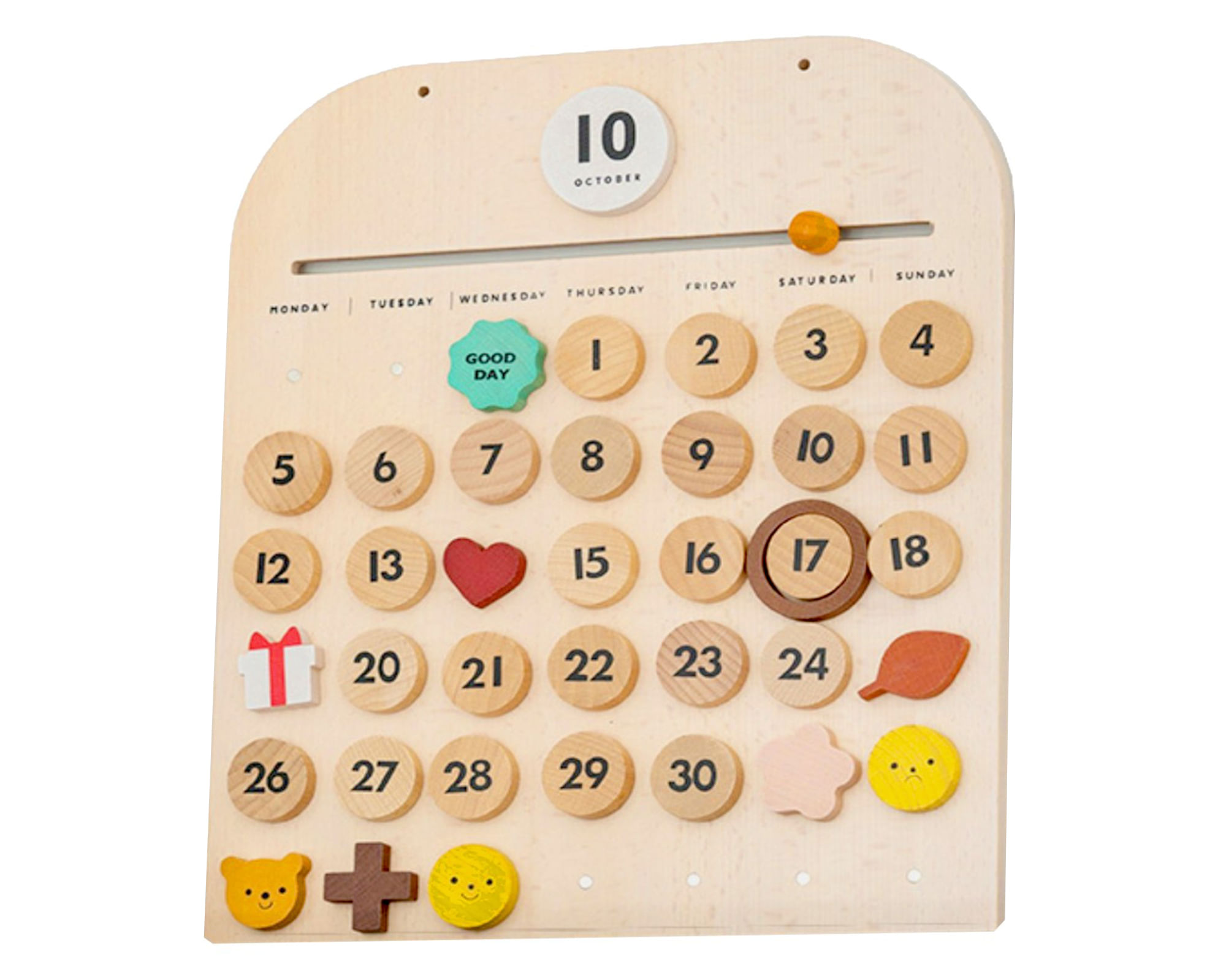 Kidscool Juego didáctico Calendario Montessori