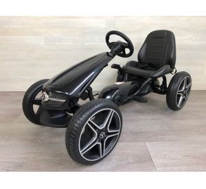 Go kart pedales Mercedes Benz negro