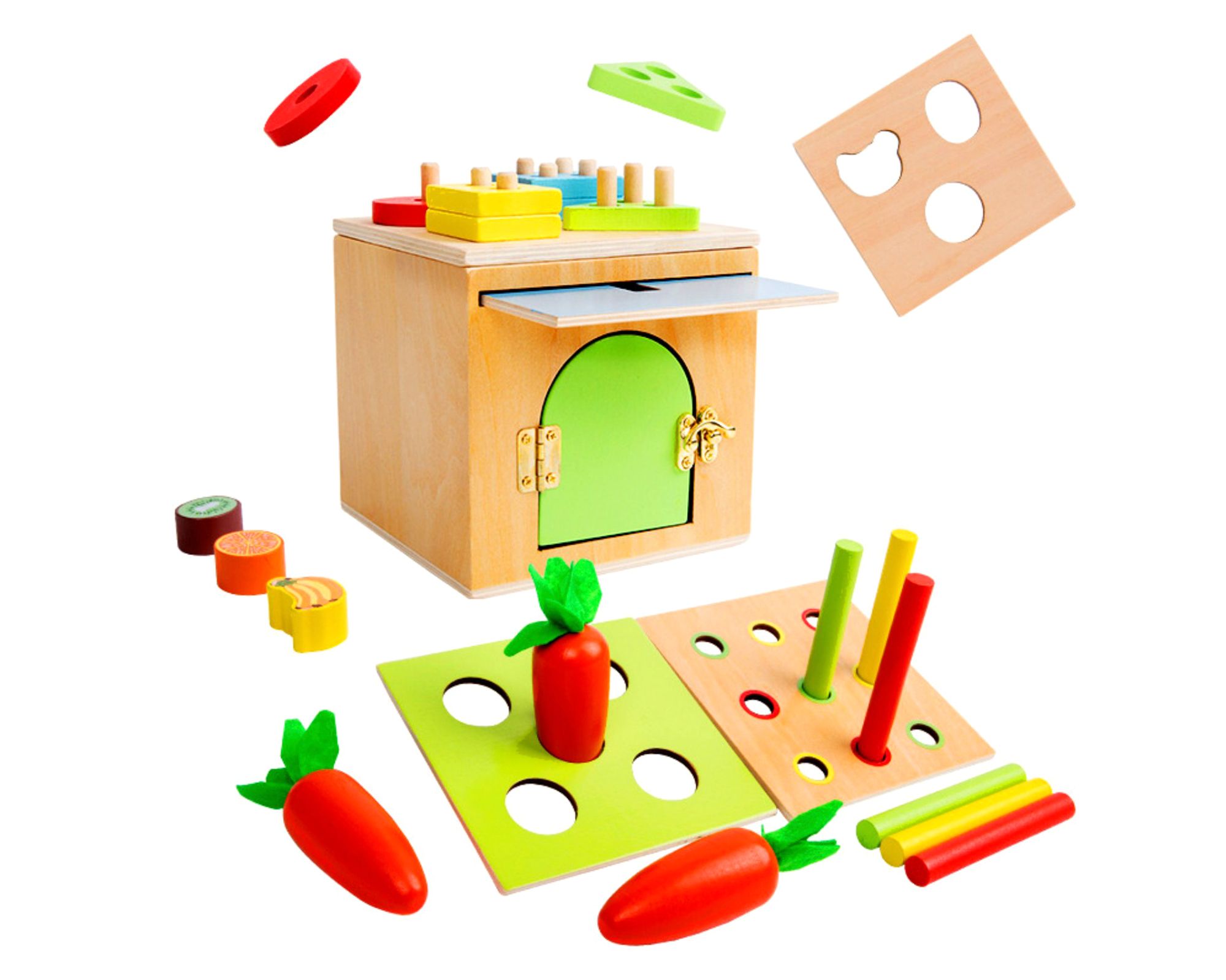 Kidscool Juego didáctico Montessori 6x1 madera