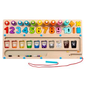 Juego didáctico tablero 3 actividades Montessori