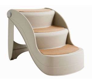 Escalera plegable mascota 38x38x50 cm café